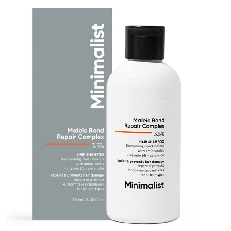 best shampoo for damaged hair minimalist maleic bond repair